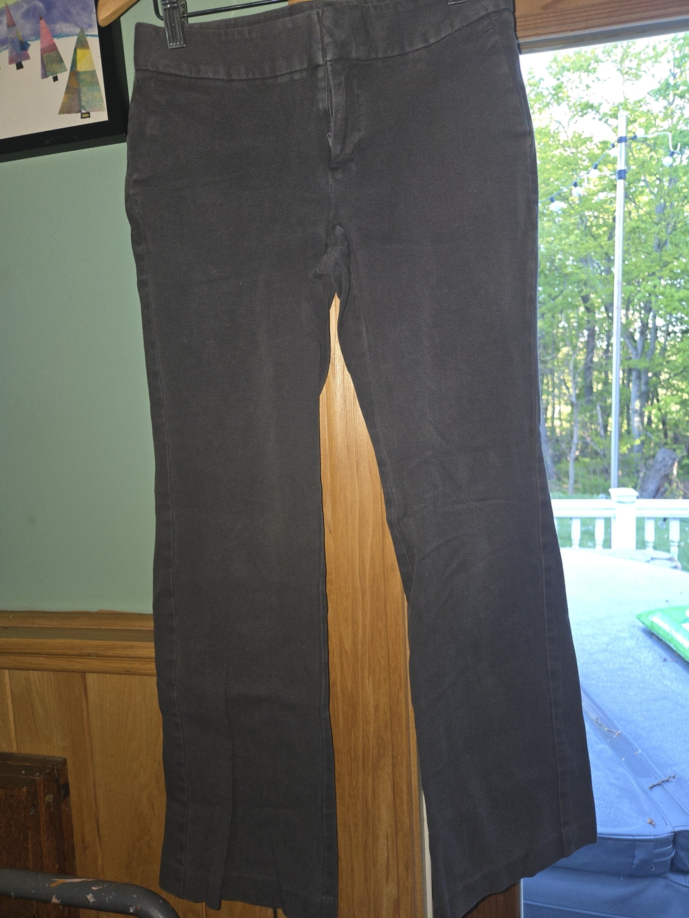 Gap Black Straight-Leg Pants